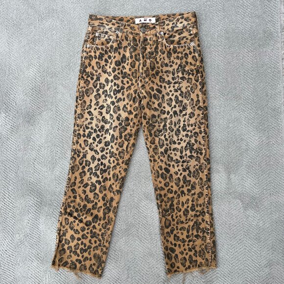 AMO Leopard Loverboy Jeans - Picture 1 of 4